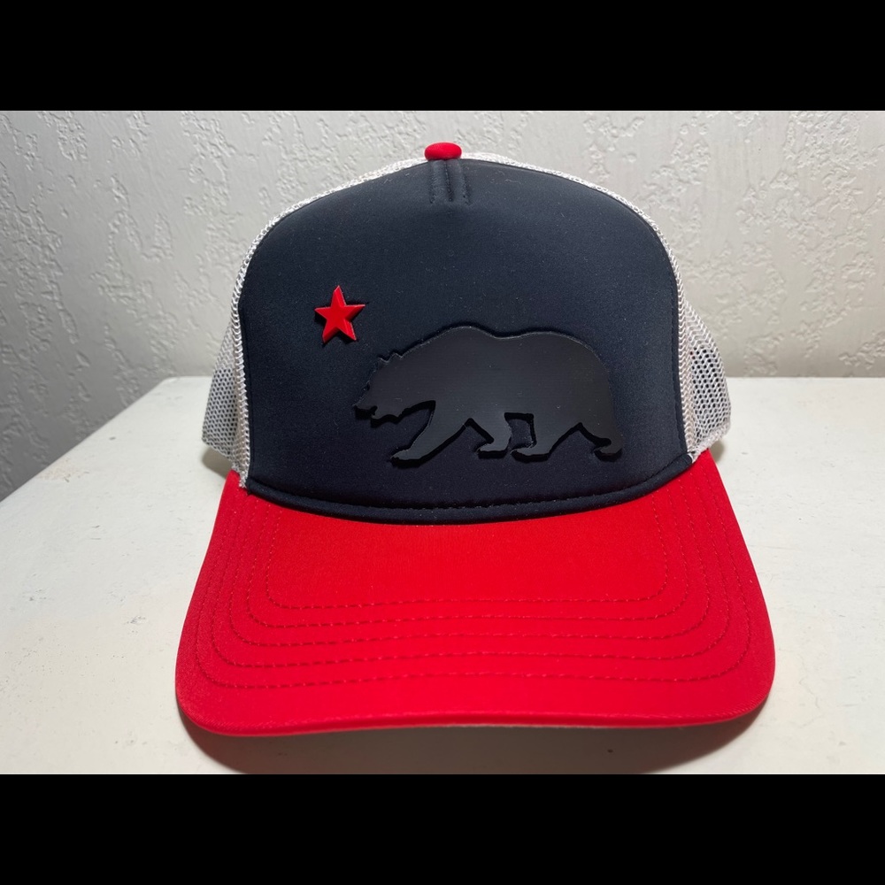 SOLD! - California Bear Star Neoprene American Needle Hat